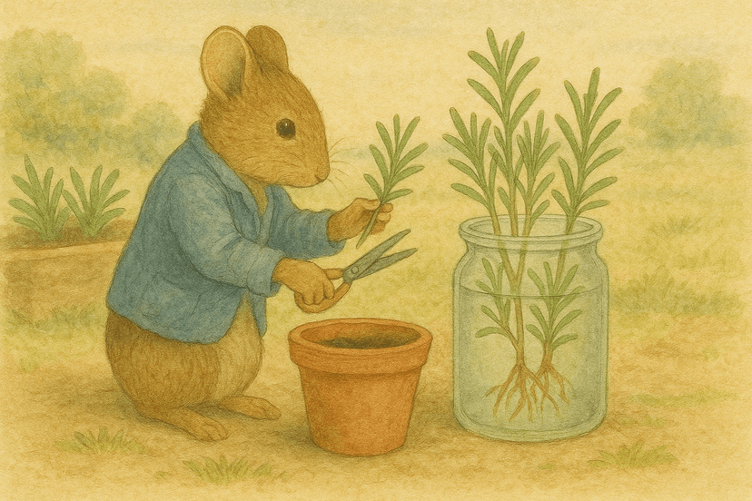 Propagating Rosemary Through Cuttings