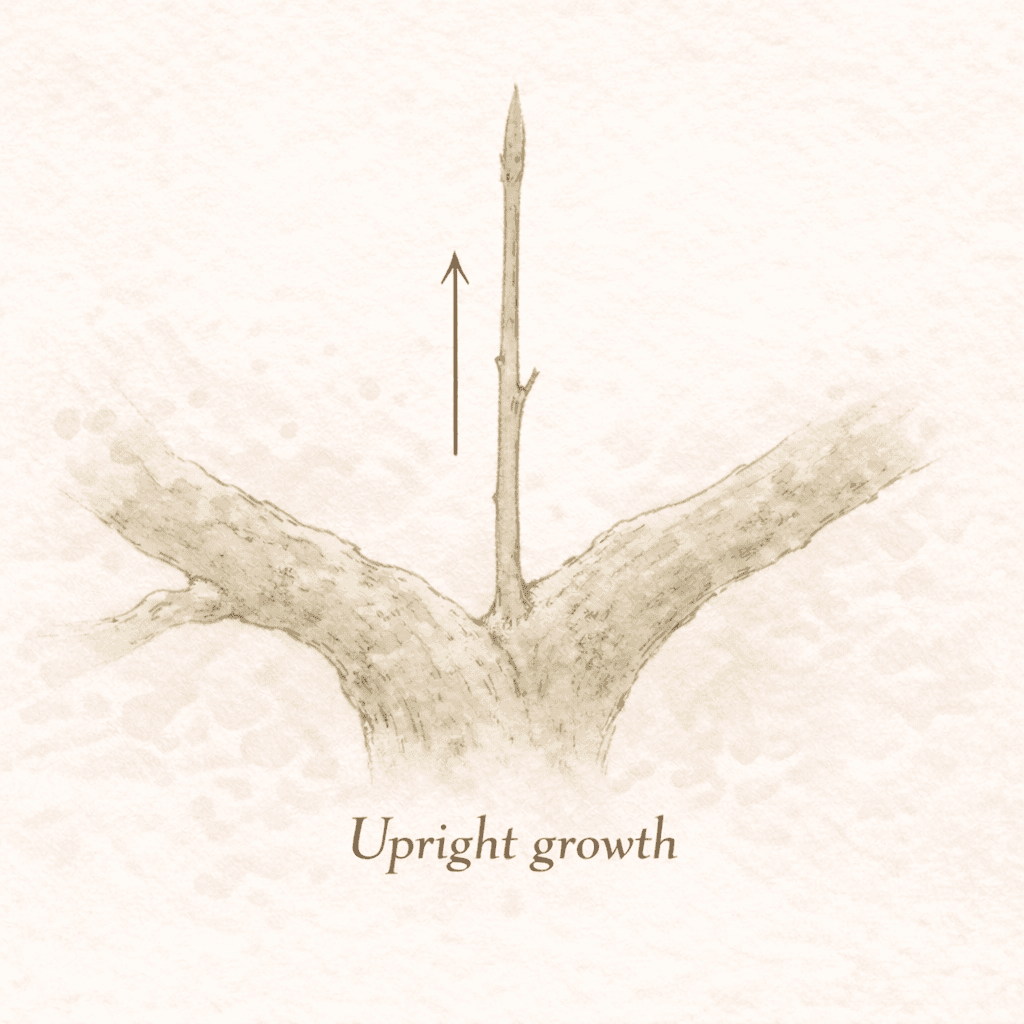 Upright growth