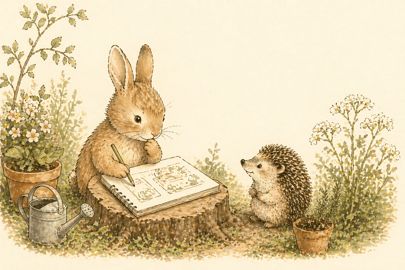 Designing a garden part 2: Sketching Your Garden (Badly Is Perfect)