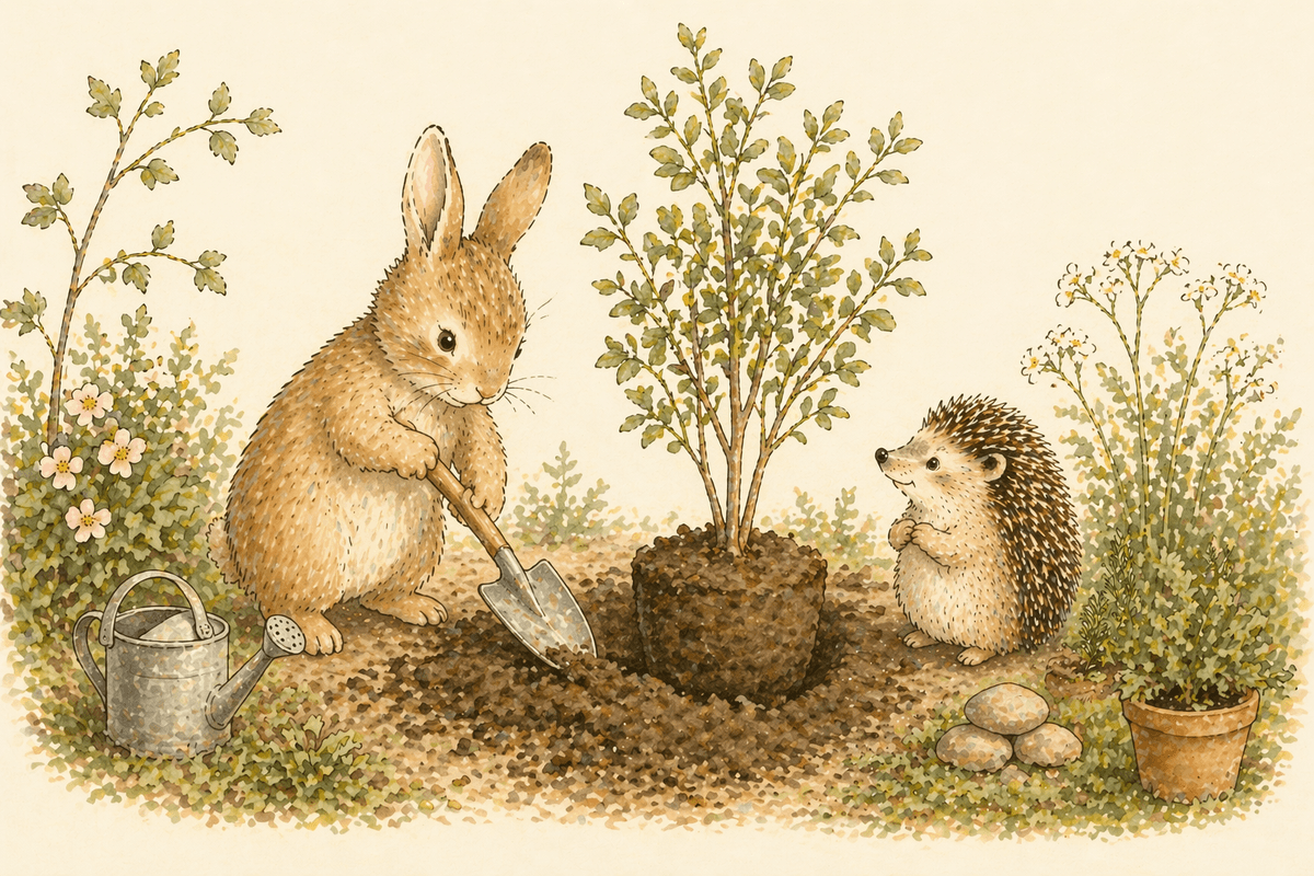 Desiging a garden part 4: Planting the Big Stuff First (And Why It Matters)