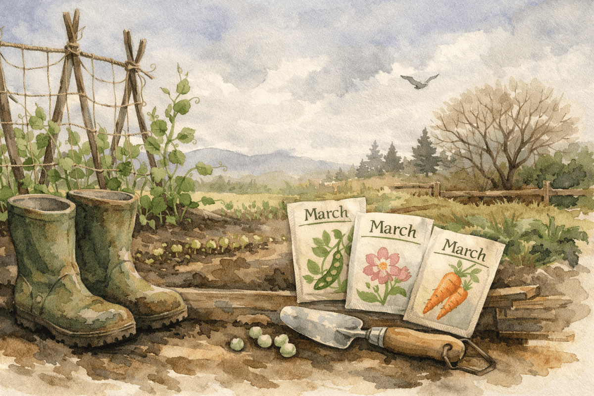 What to Plant in March in Washington State (Zone 8 PNW Guide