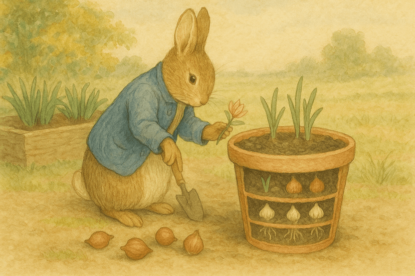 Layering Spring: Creating a Bulb Lasagna